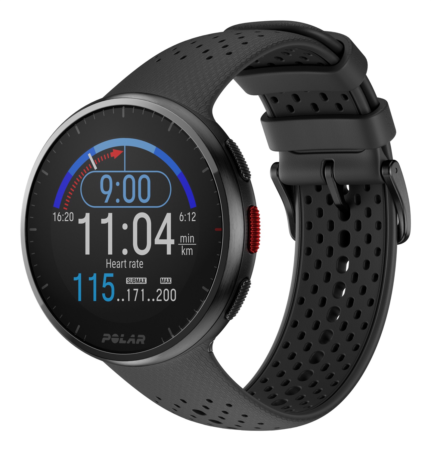 Polar Pacer Pro - Orologio Sportivo GPS Grigio con Display 1.2