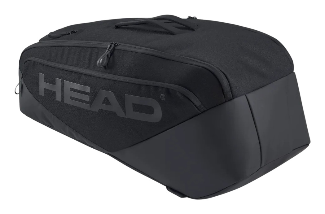HEAD Pro X Racquet Bag L - Borsa per Racchette Nero con Design Lussuoso e Logo Novak Djokovic