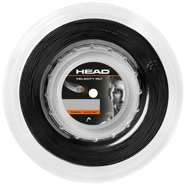 HEAD Velocity MLT Corda per Racchetta da Tennis Multifilamento 200 m - Nero, 1.25 mm