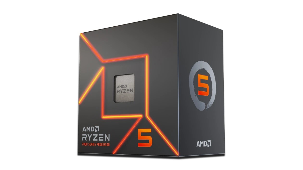 AMD Ryzen 5 7600 Processore 3.8 GHz, 6 Core, 12 Thread, 38 MB Cache, Socket AM5, DDR5, Wraith Stealth Cooler