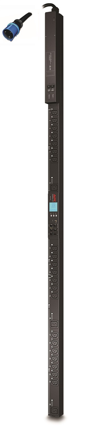 APC Switched Rack PDU 24 prese AC 0U Monofase - Tipo: Monitorata e Commutate, Lunghezza cavo: 3 m