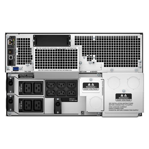 APC Smart-UPS On-Line SRT10KRMXLI - Gruppo di continuità (UPS) Doppia conversione 10 kVA 10000 W con 10 prese AC, Ingresso/Uscita 230V, Altezza rack 6U