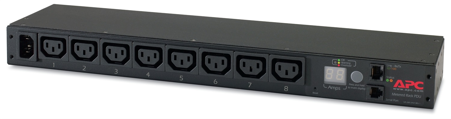 APC AP7820B Unità di Distribuzione dell'Energia (PDU) Monitorata 8 Prese AC 0U/1U Nero