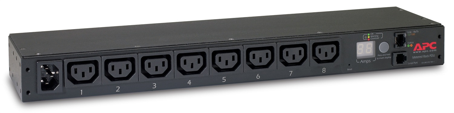 APC AP7820B Unità di Distribuzione dell'Energia (PDU) Monitorata 8 Prese AC 0U/1U Nero