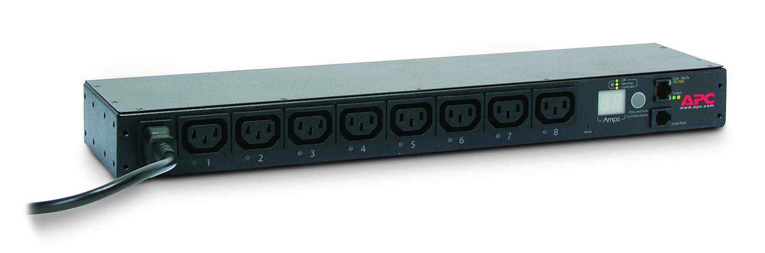 APC AP7920B Unità di Distribuzione dell'Energia (PDU) Monitorata e Commutata, 8 Prese AC, 0U/1U, Nero