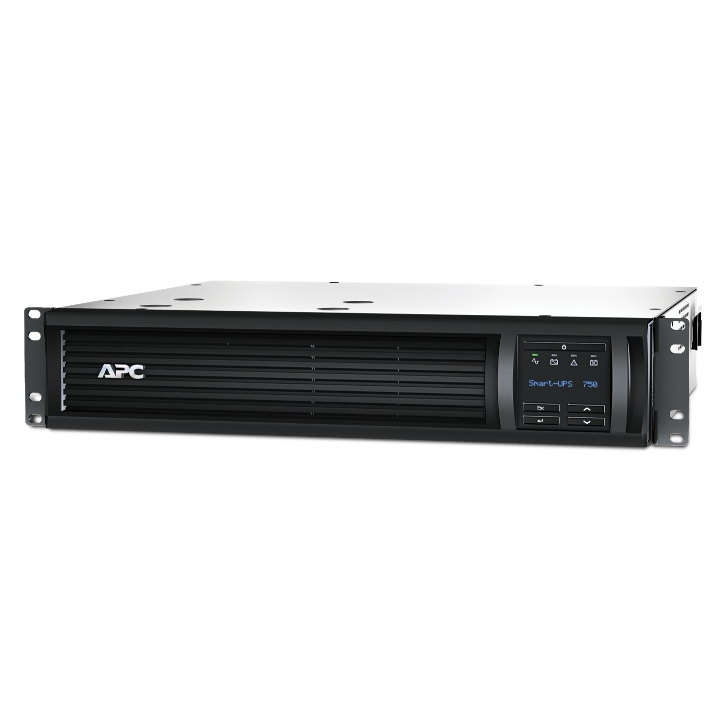 APC SMT750RMI2UC Gruppo di Continuità (UPS) A Linea Interattiva 0,75 kVA 500 W con 4 Prese AC, Montaggio Rack 2U e SmartConnect