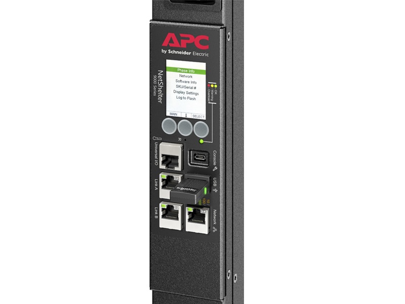 APC APDU9981EU3 PDU Commutata 24 Prese AC 0U Trifase Nero
