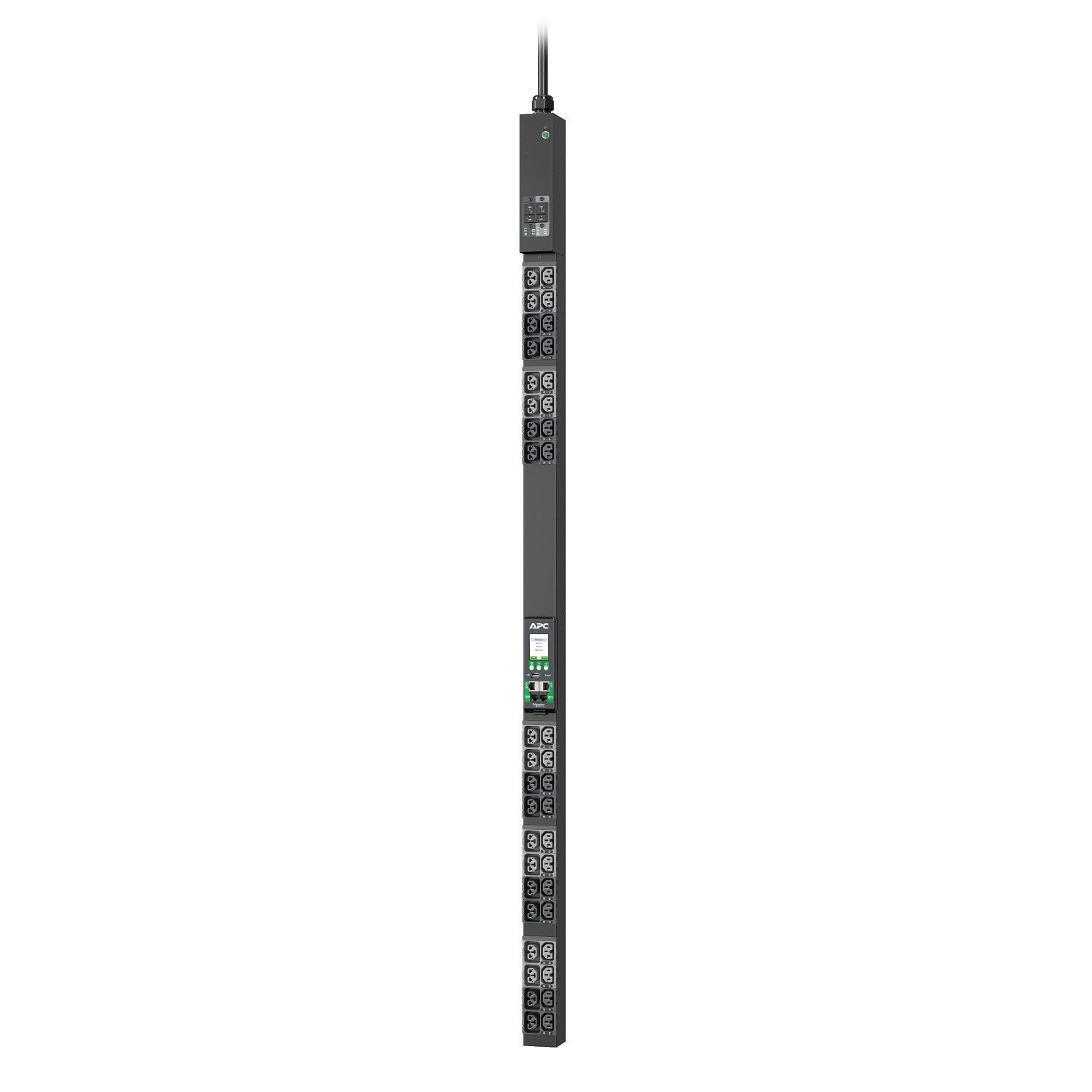 APC NS Rack PDU Adv Met 7.4kW 1PH 230V 32A - Unità di distribuzione dell'energia (PDU) Monitorata, 40 prese AC, Montaggio Verticale, Capacità 0U