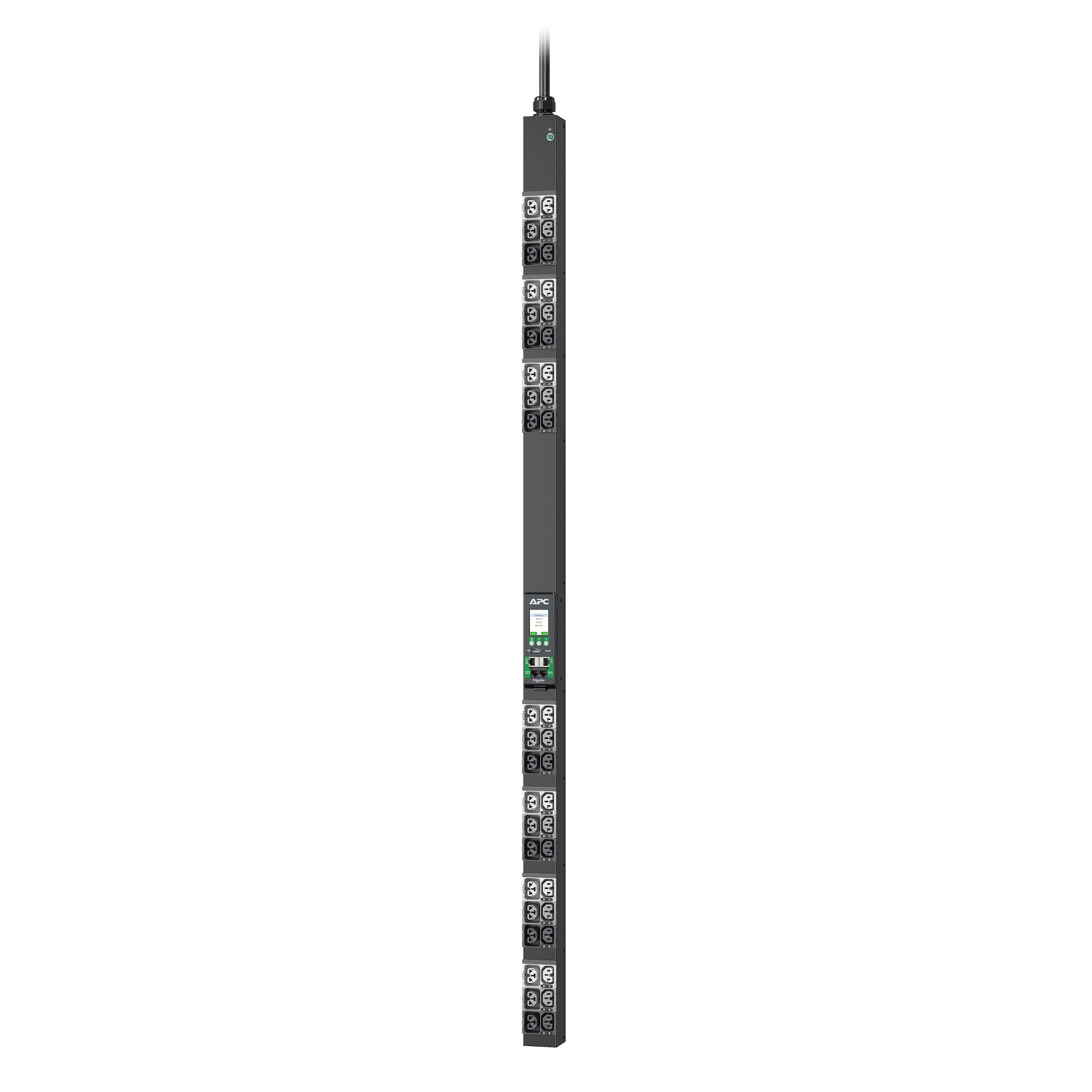 APC NetShelter Rack PDU Advanced - Unità di distribuzione dell'energia (PDU) 42 prese AC, 0U, Monitorata, Trifase, Montaggio a rack, Verticale, Nero