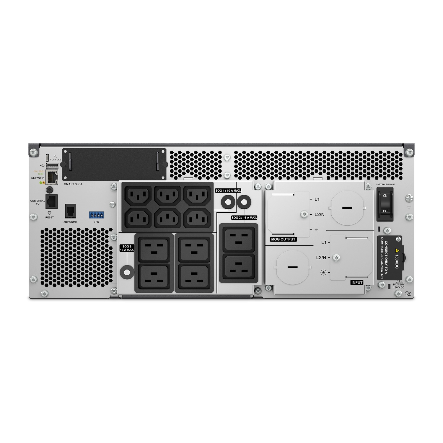APC Smart-UPS Ultra On-Line 8KVA/8KW Li-Ion, 4U Rack/Tower, 6xC13 & 6xC19, Doppia Conversione