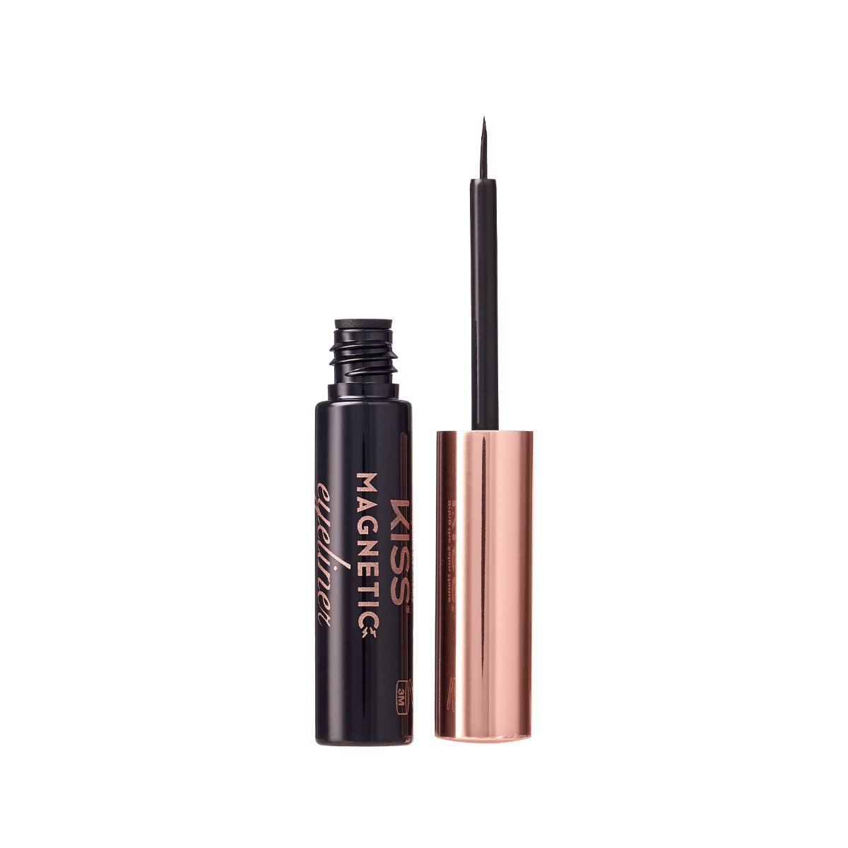 Kiss Eyeliner Magnetico 4g Nero Infuso con Biotina - Applicazione Facile per Ciglia Finte