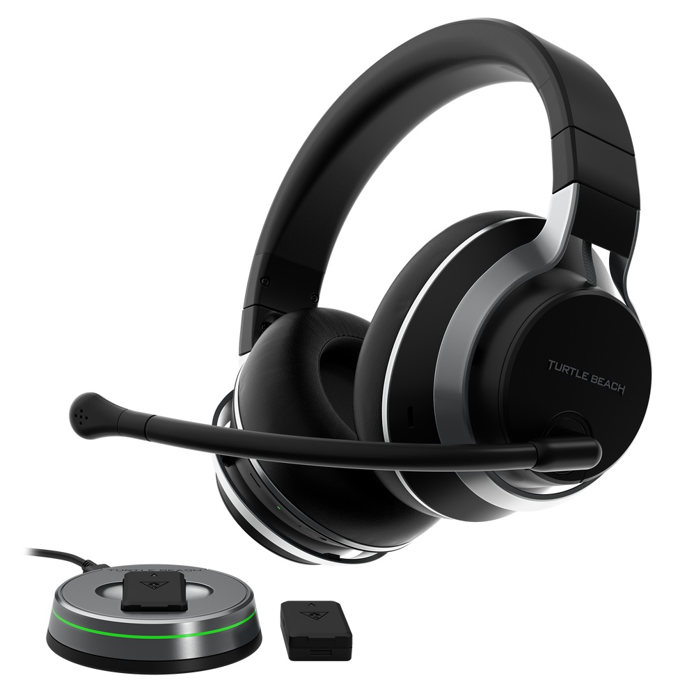Turtle Beach Stealth Pro - Cuffie da Gioco Wireless Bluetooth 5.1 con Cancellazione Attiva del Rumore, Compatibili con Xbox, PS5, PC e Mobili - Nero
