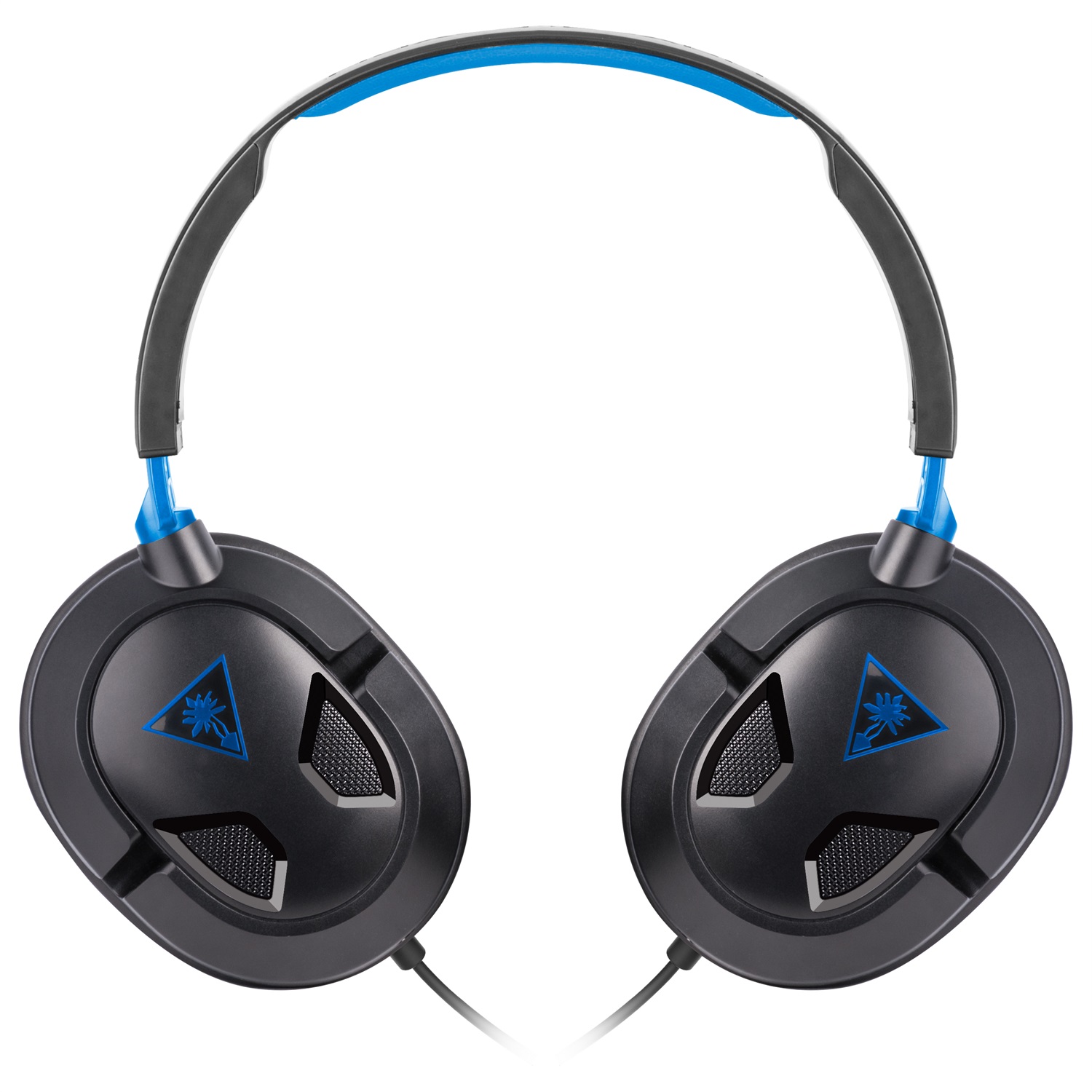 Turtle Beach Recon 50P Auricolare Cablato a Padiglione Gaming Nero e Blu - Compatibile con PS4, PS5, Xbox Series X|S, One e PC, con Microfono Rimovibile e Altoparlanti da 40 mm
