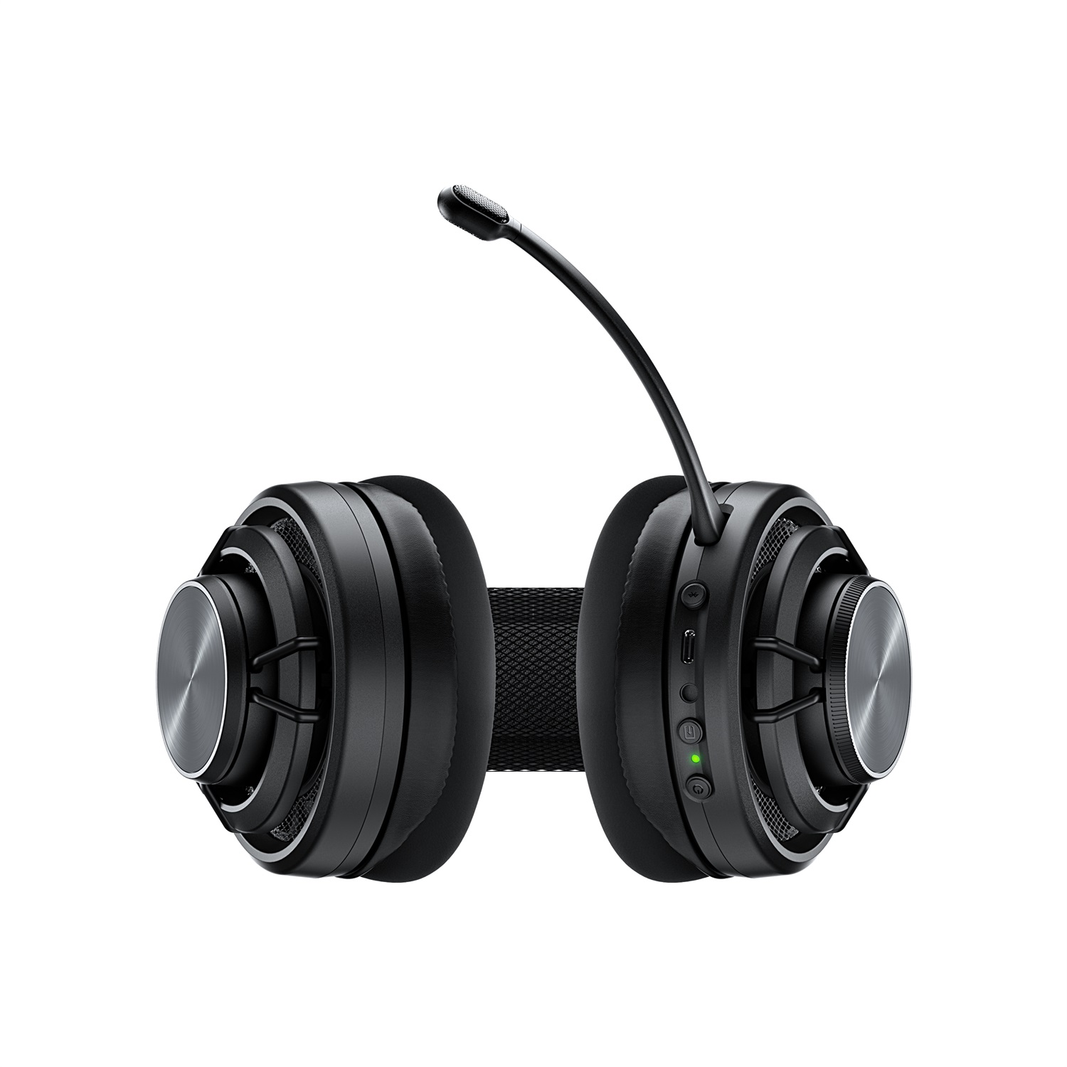 Turtle Beach Atlas Air Cuffie da gioco Wireless con Bluetooth, Audio ad Alta Fedeltà 24-bit, Microfono e Cuscinetti in Memory Foam - Nero