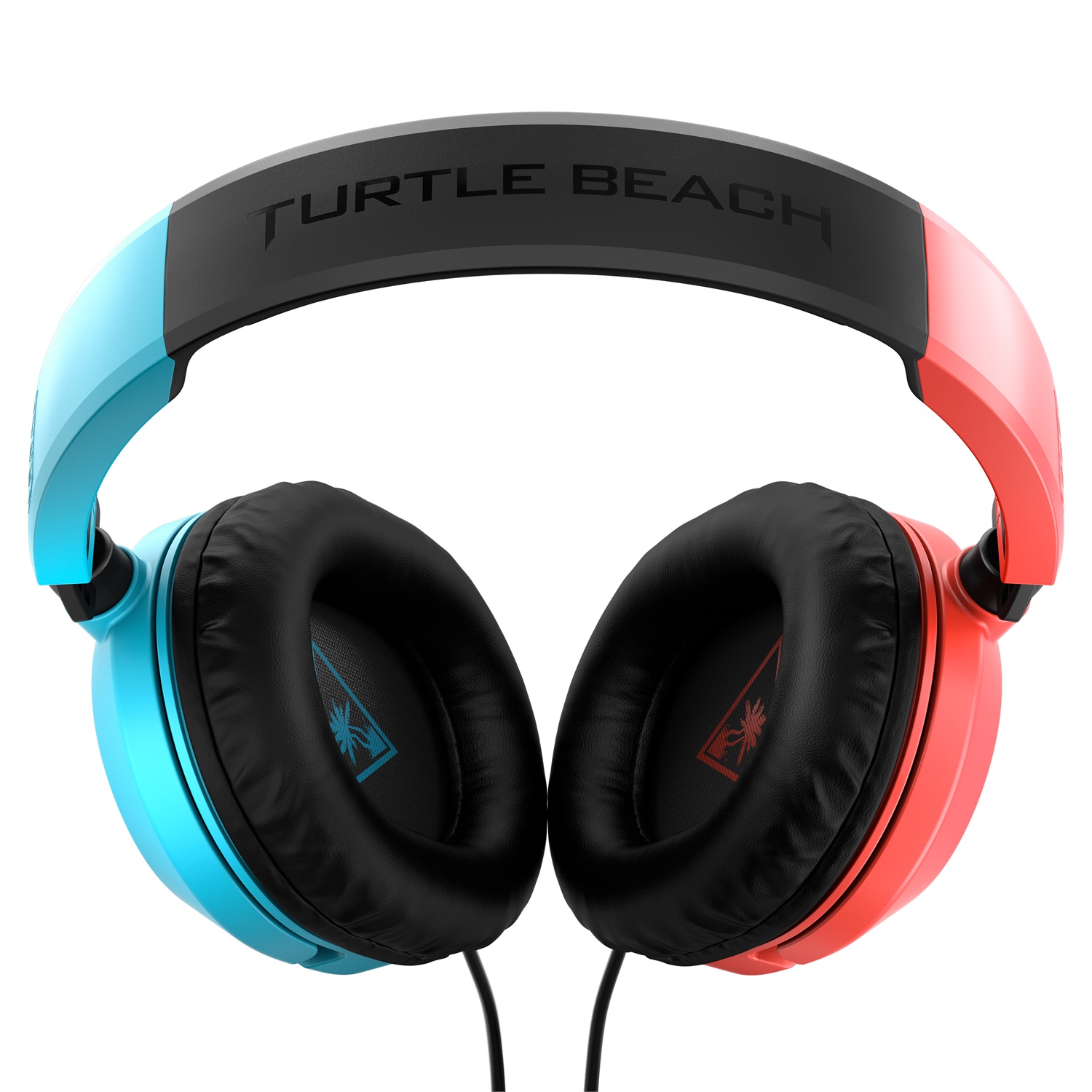 Turtle Beach Recon 50 Cuffie da Gioco Over-Ear Blu/Rosso con Microfono, Compatibili con PS5, PS4, Xbox Series X|S, Xbox One e PC