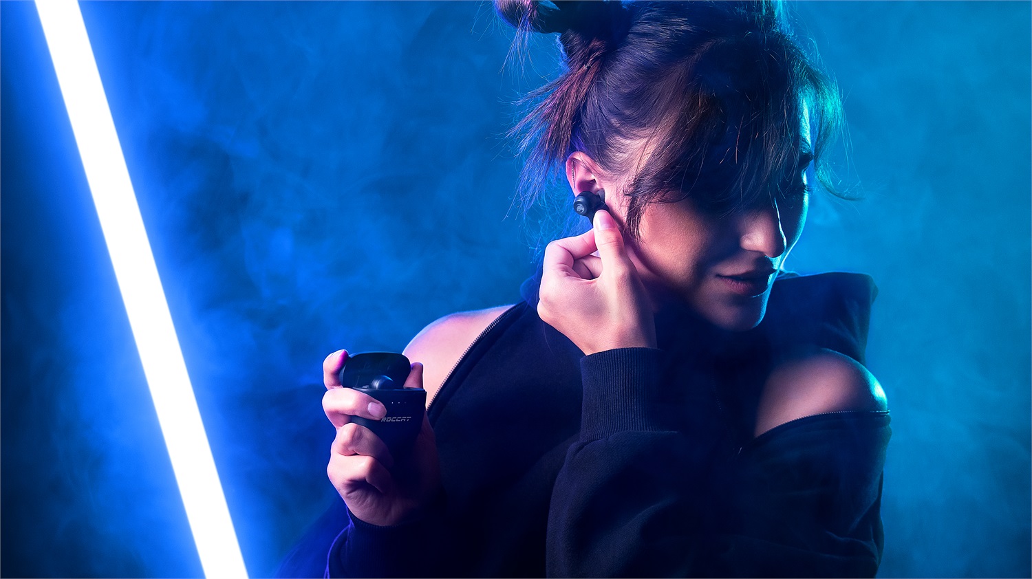 ROCCAT Syn Buds Air - Cuffie Intrauricolari Wireless Bluetooth 5.1 con Lunga Durata Batteria e Modalità Bassa Latenza