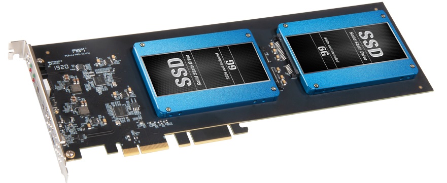 Sonnet Fusion Dual SSD RAID FUS-SSD-2RAID-E - Controller RAID PCI Express x4 3.0 con USB-C da 10 Gbps, supporta fino a 16 TB