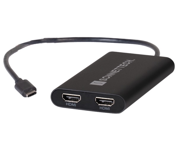 Sonnet Adattatore DisplayLink USB-C a doppio HDMI 4K 60Hz per Mac Thunderbolt M1/M2/M3