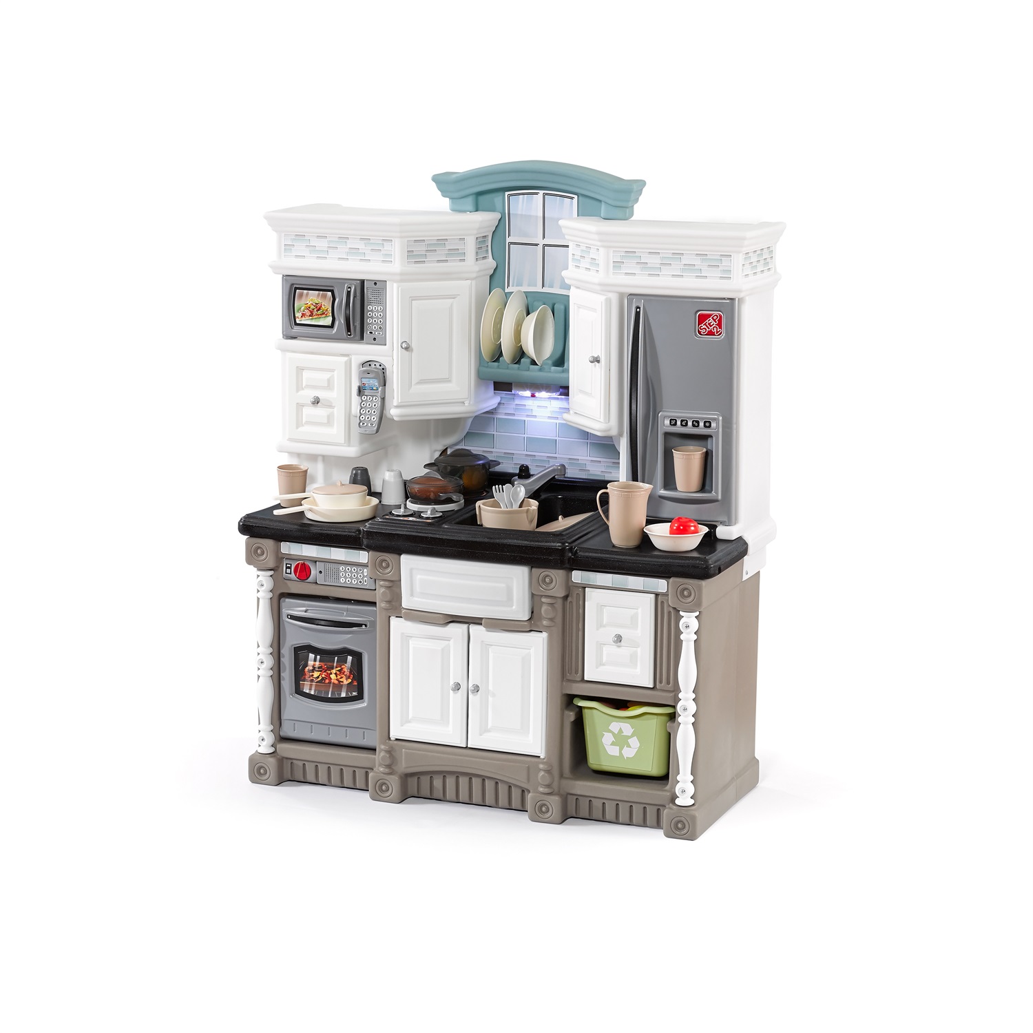 Step2 Cucina Dei Sogni con 38 Accessori e Funzioni Elettroniche - Gioco Realistico per Bambini