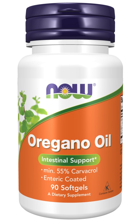 Now Foods Olio di Origano 181 mg - 90 Capsule Morbide con min. 55% di Carvacrolo, Certificato GMP