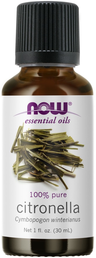 NOW Foods Olio Essenziale di Citronella 100% Puro - 30 ml per Aromaterapia