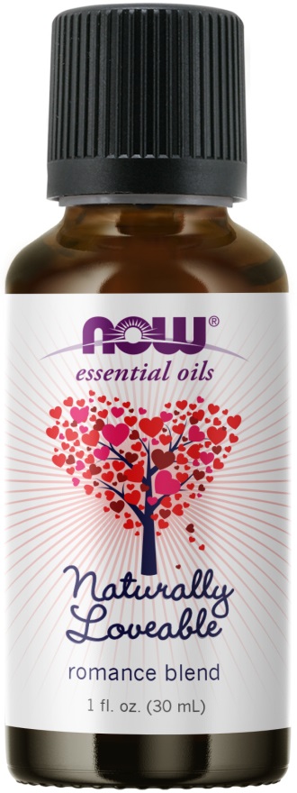 NOW FOODS Olio Essenziale Naturally Loveable Blend 30ml - Rilassante e Bilanciante per Aromaterapia