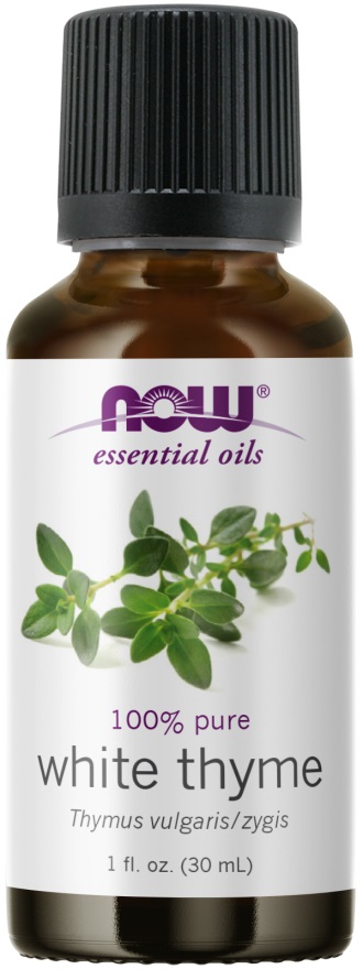NOW Foods Olio Essenziale di Timo Bianco 30 ml - Rilassante e Normalizzante per Aromaterapia
