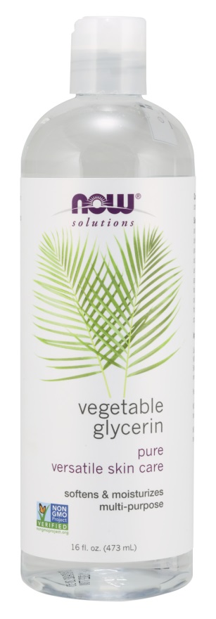 Now Foods Glicerina Vegetale 473 ml - 100% Pura, Idratante e Detergente per la Pelle, Senza Glutine e Vegetariano