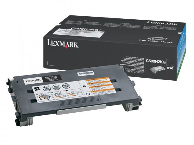 Lexmark C500H2KG Toner Nero Originale - Alta Resa 5000 Pagine per C500N, X500N, X502N