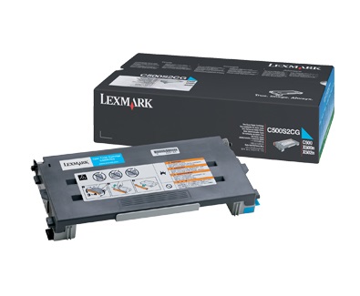 Lexmark C500S2CG Toner Originale Ciano - 1.500 Pagine per C500, C500N, X500N, X502N
