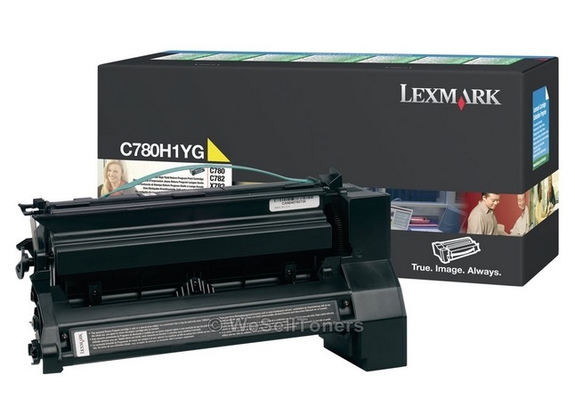 Lexmark C780H1YG Cartuccia Toner Originale Giallo - Fino a 10.000 Pagine, Compatibile con C780DN, C780DTN, C780N, C782DN, C782DTN, C782N, X782E