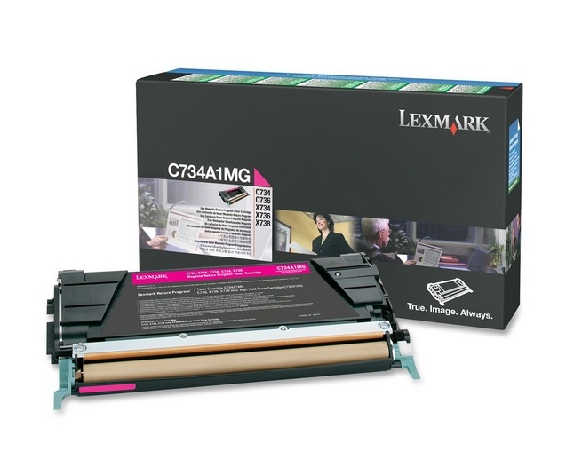 Lexmark C734A1MG Toner Originale Magenta - 6000 Pagine - Compatibile con C734, C736, X734, X736, X738, X746, X748