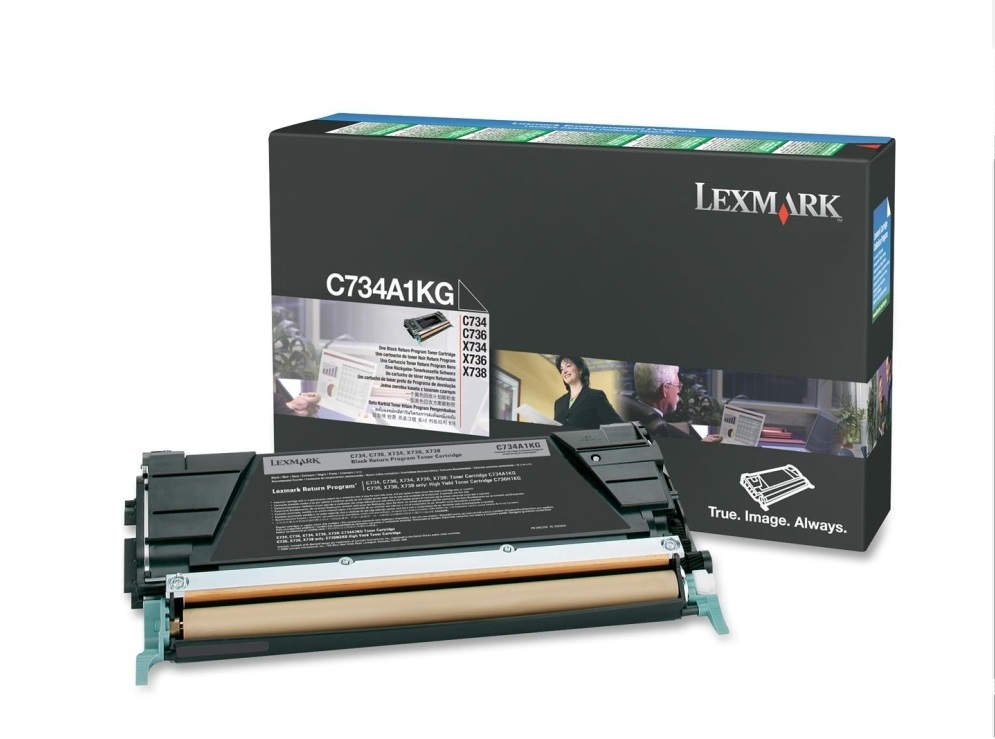 Lexmark C734A1KG Cartuccia Toner Originale Nero - 8000 Pagine, Compatibile con C734, C736, X734, X736, X738