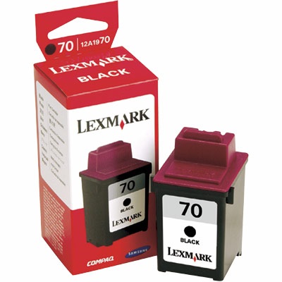 Lexmark 12A1970 Cartuccia d'Inchiostro Originale Nero - Compatibile con Color Jetprinter e OPTRA COLOR, 600 Pagine