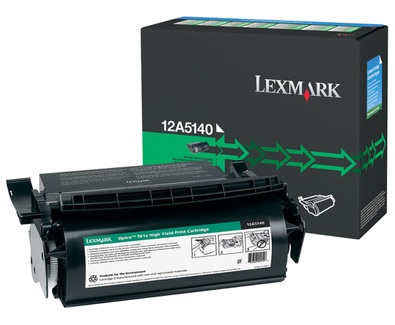 Lexmark 12A5140 Cartuccia Toner Originale Nero - 25.000 Pagine, Compatibile con Lexmark T610, T612, T614, Optra T610, T612, T614, T616, T717