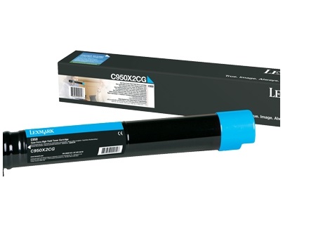 Lexmark C950X2CG Cartuccia Toner Originale Ciano - 24000 Pagine per Lexmark C950de