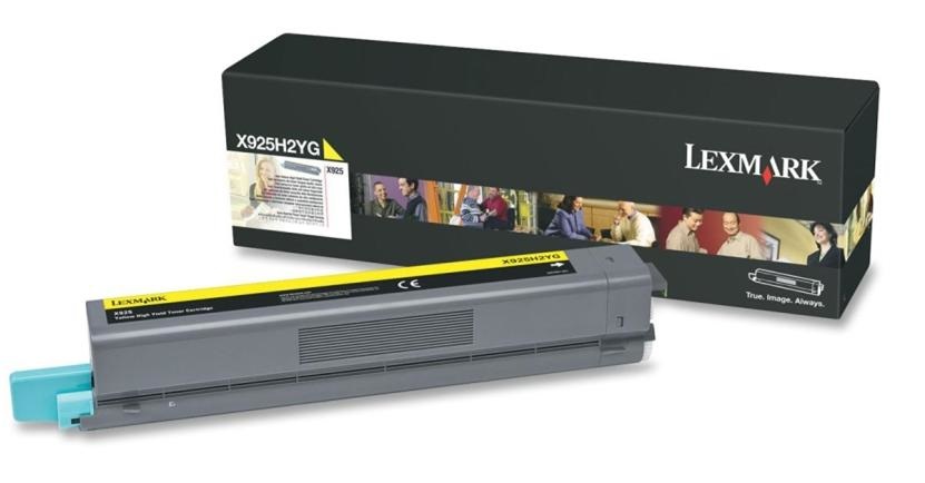 Lexmark X925H2YG Toner Originale Giallo Alta Capacità - 7500 Pagine - Compatibile con Lexmark X925