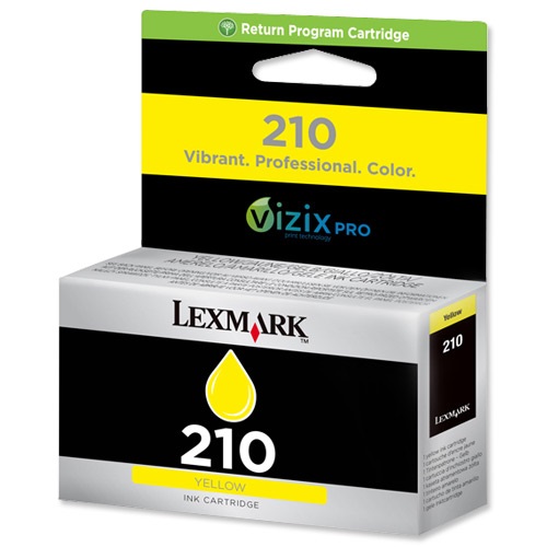 Lexmark 14L0088E 210 Cartuccia d'Inchiostro Originale Giallo - 500 Pagine per OfficeEdge Pro
