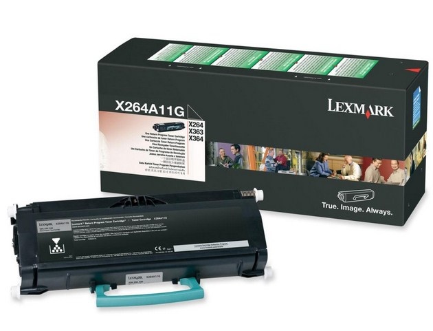 Lexmark X264A11G Cartuccia Toner Originale Nero - 3500 Pagine, Compatibile con X264DN, X363DN, X364DN, X364DW