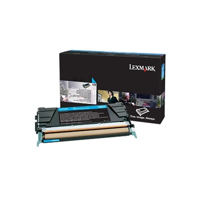 Lexmark X746A4CG Toner Originale Ciano 7.000 Copie per LEXMARK X746 e X748