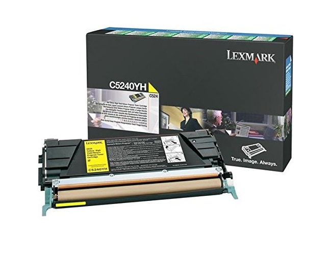 Lexmark C5240YH Cartuccia Toner Originale Giallo e Ciano - 5000 Pagine