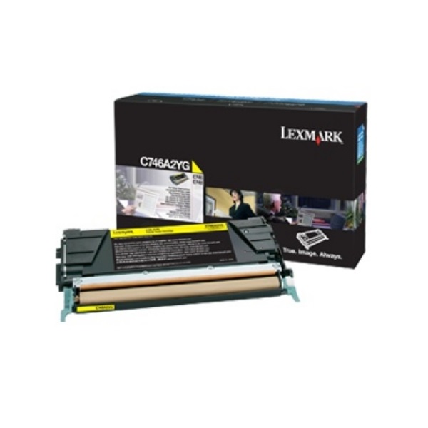 Lexmark C746A3YG Cartuccia Toner Originale Giallo - 7000 Pagine, 1 Pz, Compatibile con C746/C748