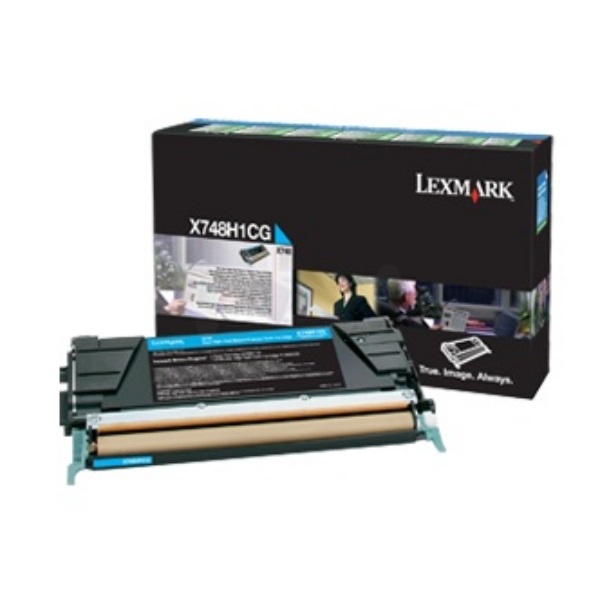 Lexmark X748H3CG Cartuccia Toner Originale Ciano - 10000 Pagine, 1 Pz