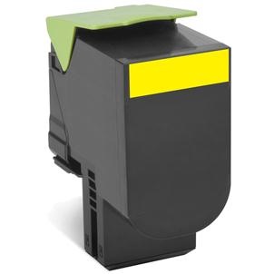 Lexmark 802XY Toner Originale Giallo 80C2XY0 - Circa 4000 Pagine, Compatibile con CX510de, CX510dhe, CX510dthe