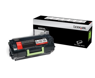Lexmark 520XAL Cartuccia Toner Originale Nero - Resa 45000 Pagine, 1 Pz
