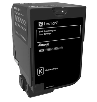 Lexmark 74C20K0 Toner Nero Originale - Resa 3000 Pagine, Compatibile con CS720, CS725, CX725