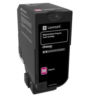 Lexmark 74C20M0 Cartuccia Toner Originale Magenta - Resa 3000 Pagine, Compatibile con CS720, CS725, CX725