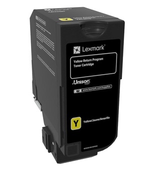 Lexmark 74C20Y0 Cartuccia Toner Originale Giallo - 3000 Pagine, Compatibile con CS720, CS725, CX725