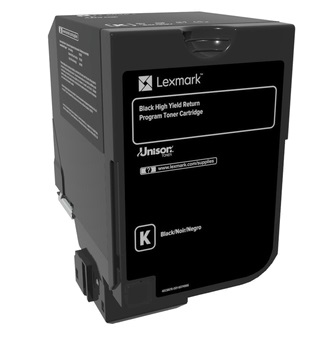 Lexmark 84C2HK0 Cartuccia Toner Originale Nero - Resa 25000 Pagine - 1 Pezzo