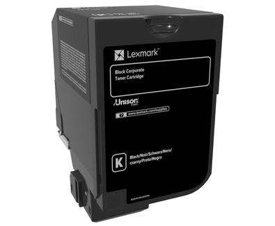 Lexmark 74C20KE Cartuccia Toner Originale Nero - 1 pz, 3.000 pagine, compatibile con CS720, CS725, CX725